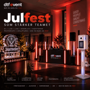 Eventeknik o underhållning till julfest o julevent